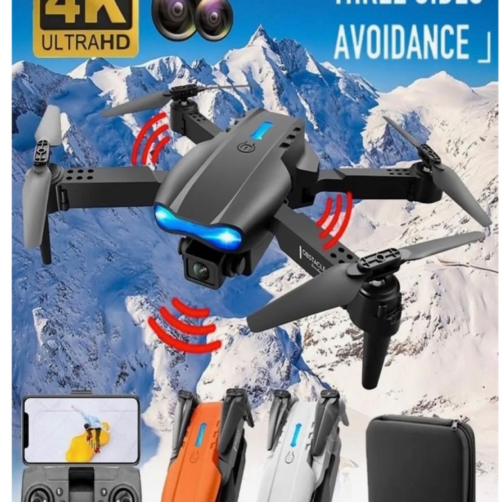 4K HD Dual Camera RC FPV WiFi Portable Wide Angle Foldable Quadcopter Drones